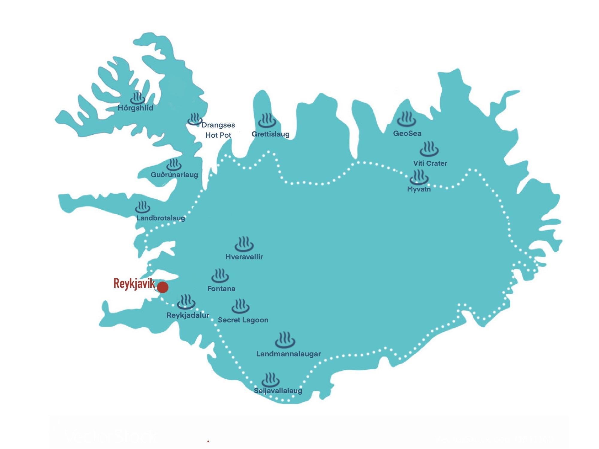 Découvrez l'Islande à travers ses sources d'eau chaude ! - Campervan